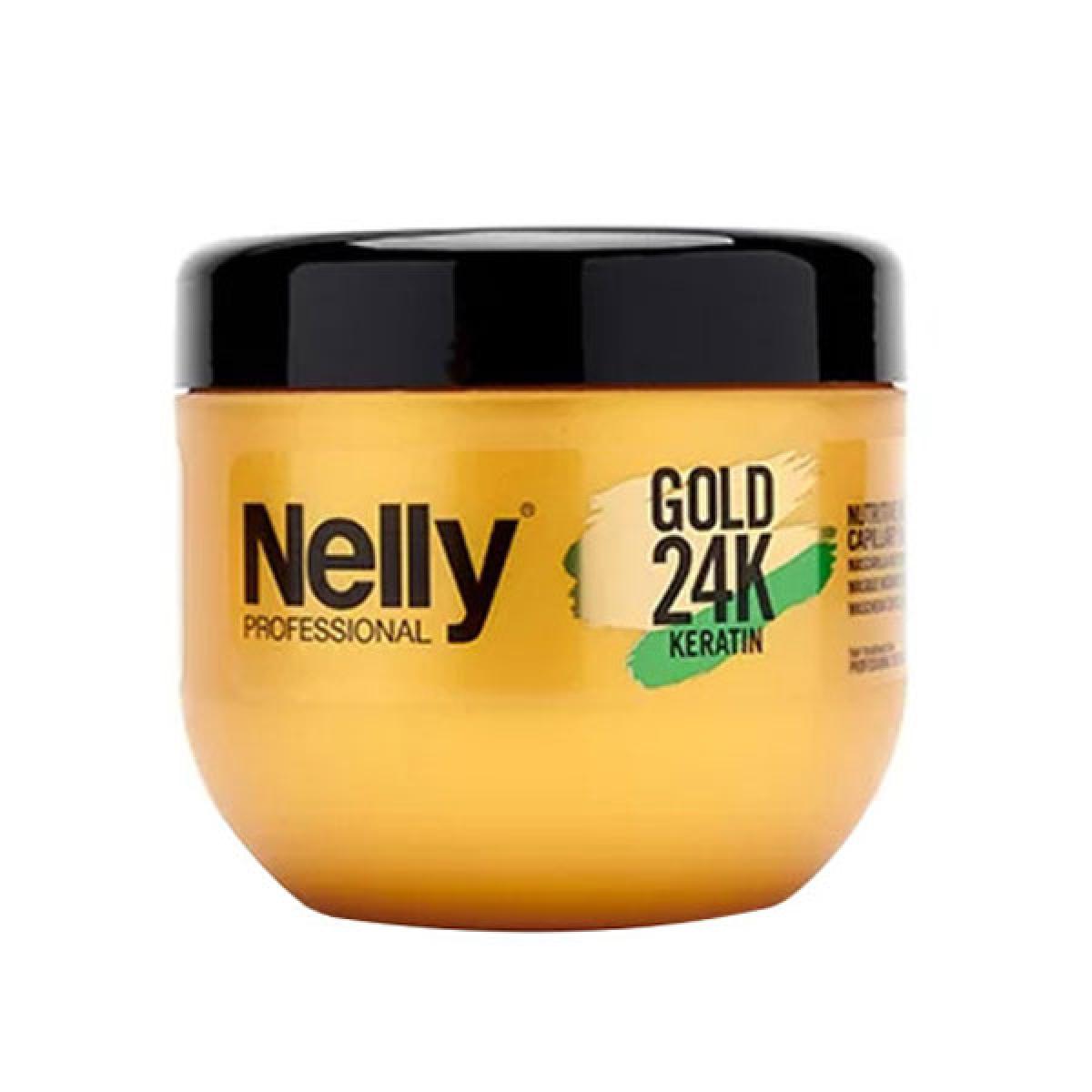 ماسک مو نلی مدل کراتینه گلد 24K حجم 500 میلی لیتر