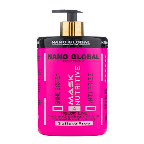 نانو گلوبال ماسک موهای فر و مجعد فاقد سولفات 1000 میل